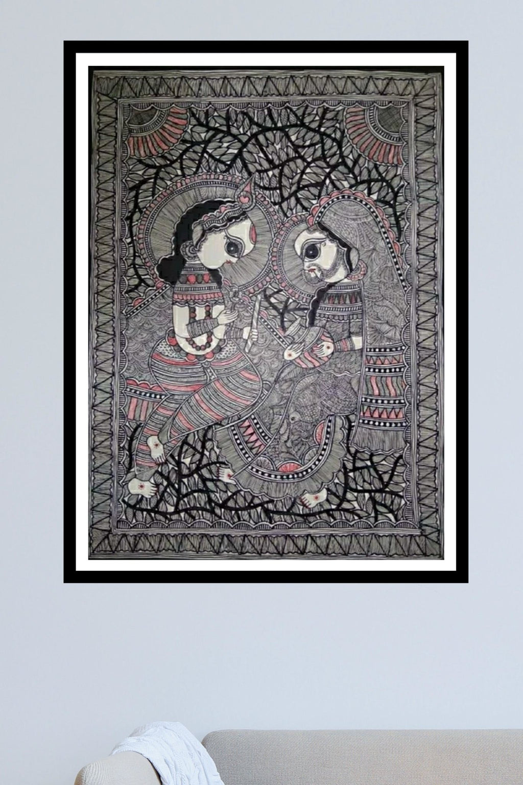 Handmade Radha Krishna Paintings ~01~