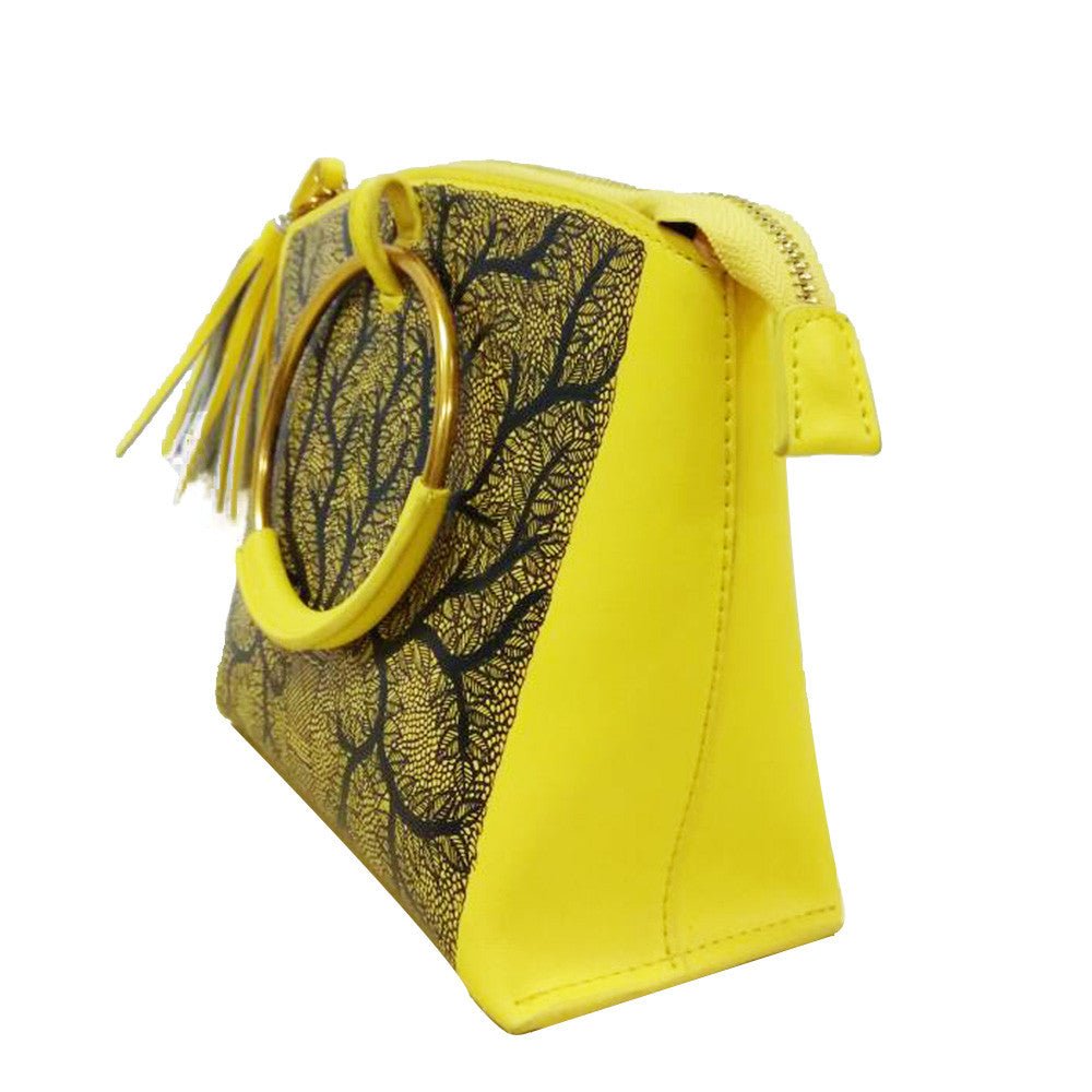 Buy CLUTIT Women Bag Croc Yellow Shoulder Bag Women and Girls Bag Official  Formal Bag and Wallet Ladies Purse. at Amazon.in