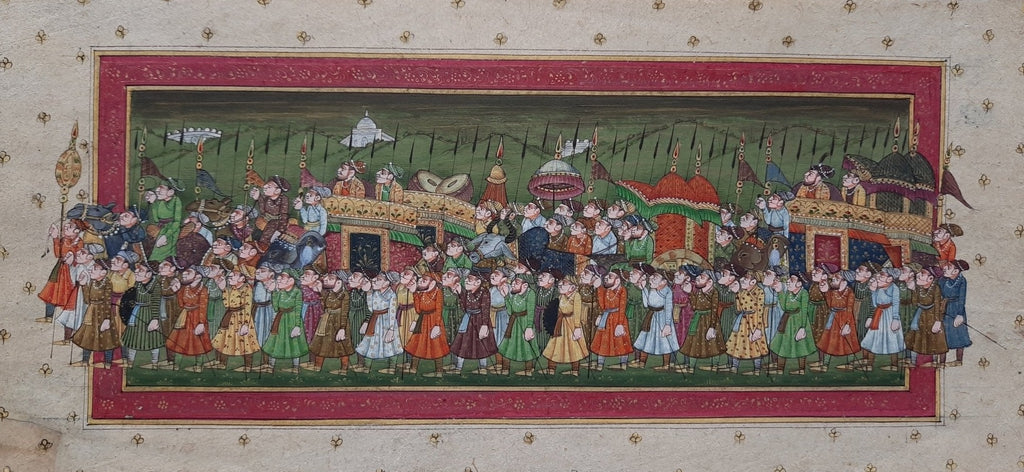 The Procession Miniature for Sale