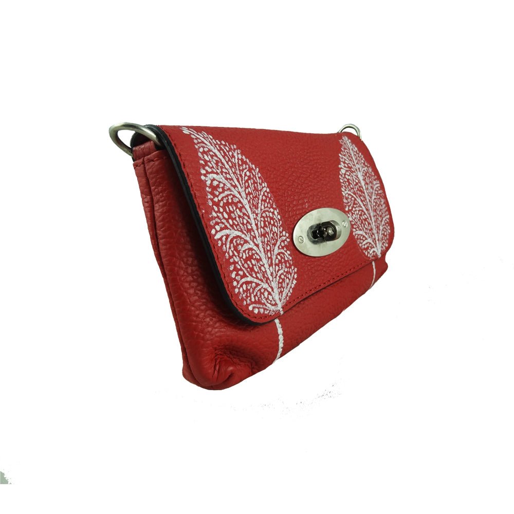 TREE OF LIFE, RED SADDLE BAG-